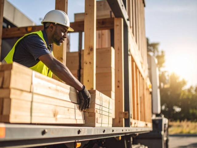 Construction supplies courier